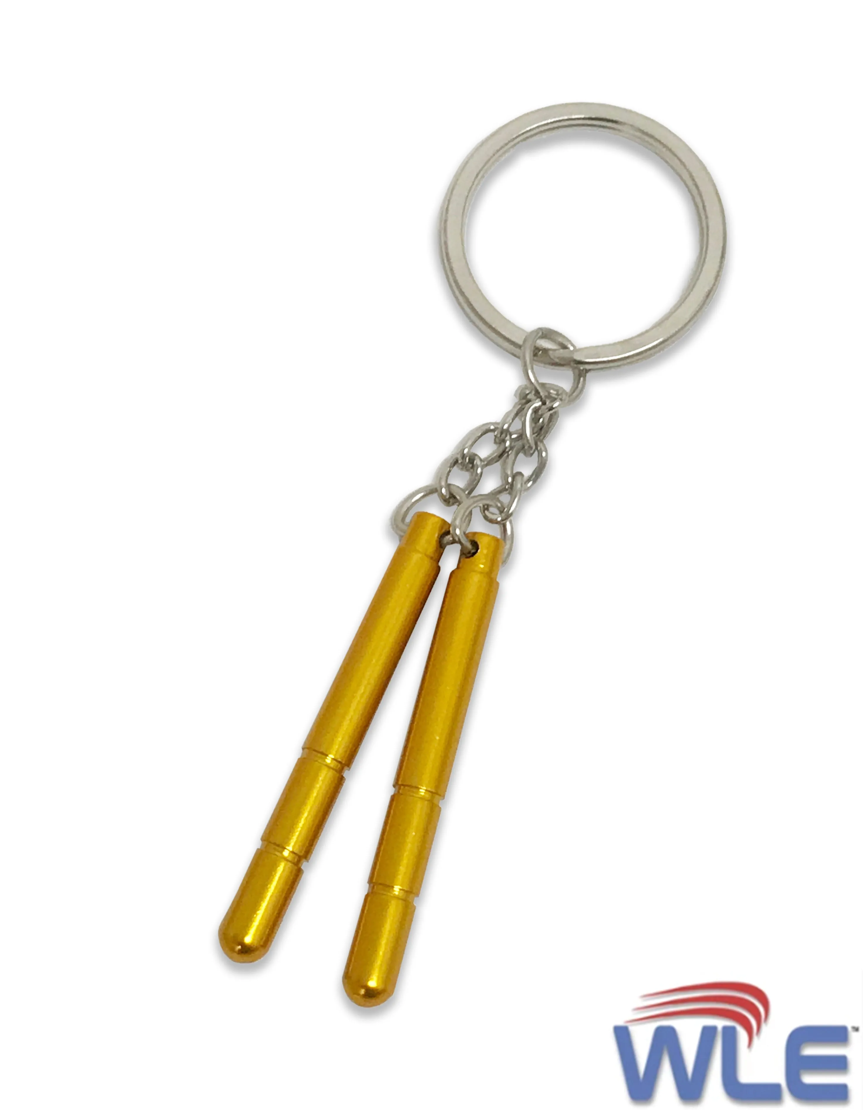 Aluminum Chuck Nunchaku Keychain 2.25"