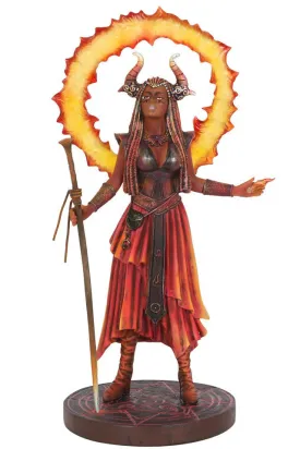Anne Stokes Fire Elemental Sorceress Figurine