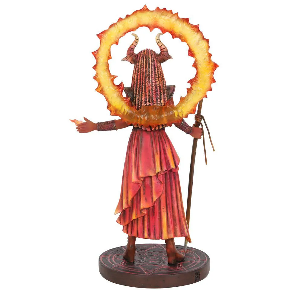 Anne Stokes Fire Elemental Sorceress Figurine