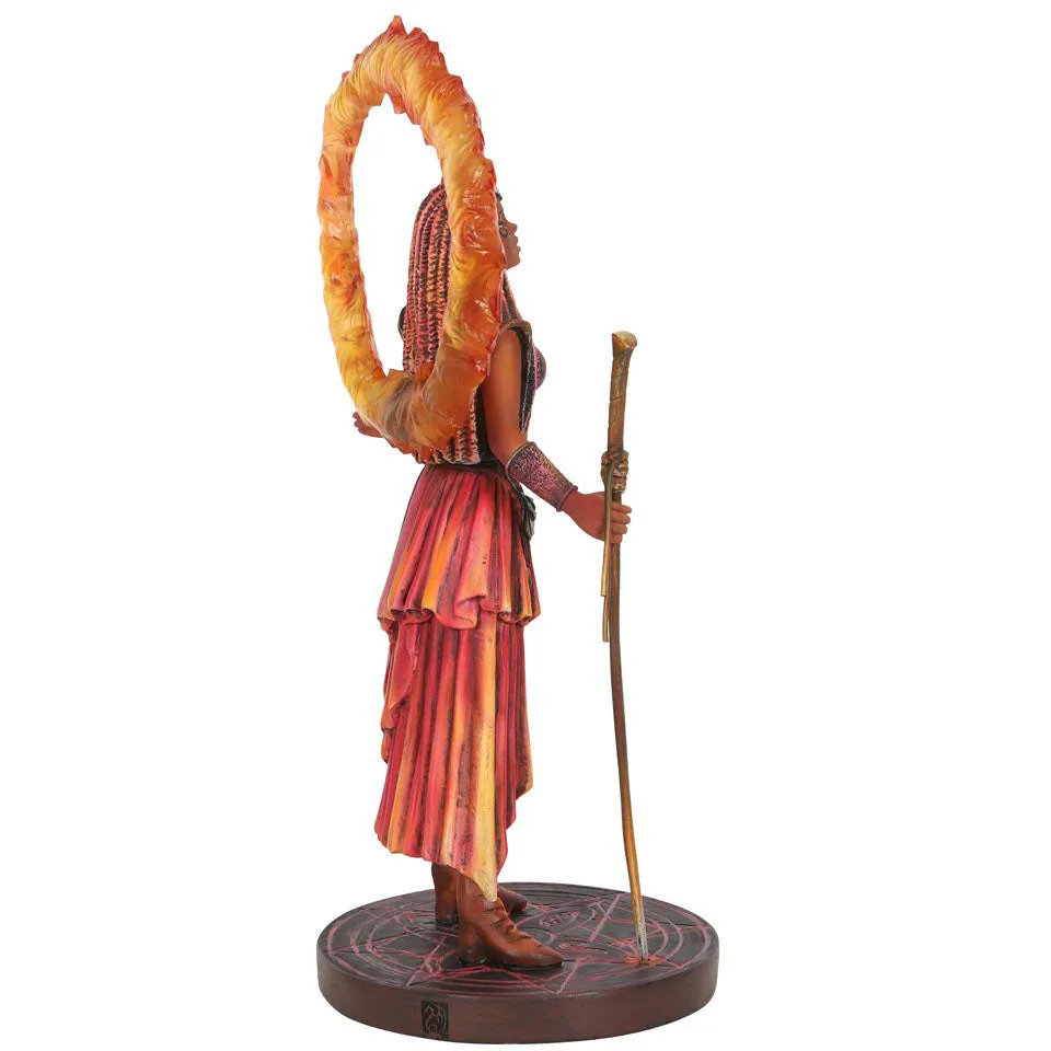 Anne Stokes Fire Elemental Sorceress Figurine