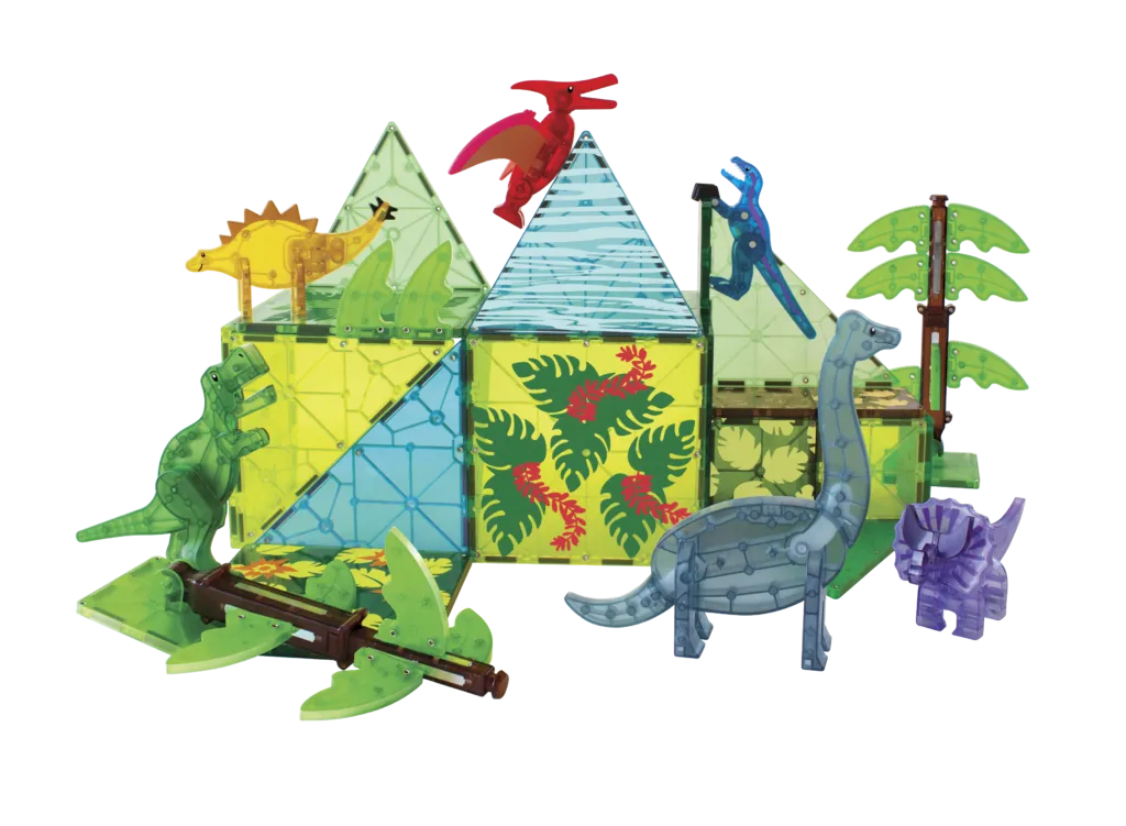 Dino World XL 50 Piece Set by Magna-Tiles