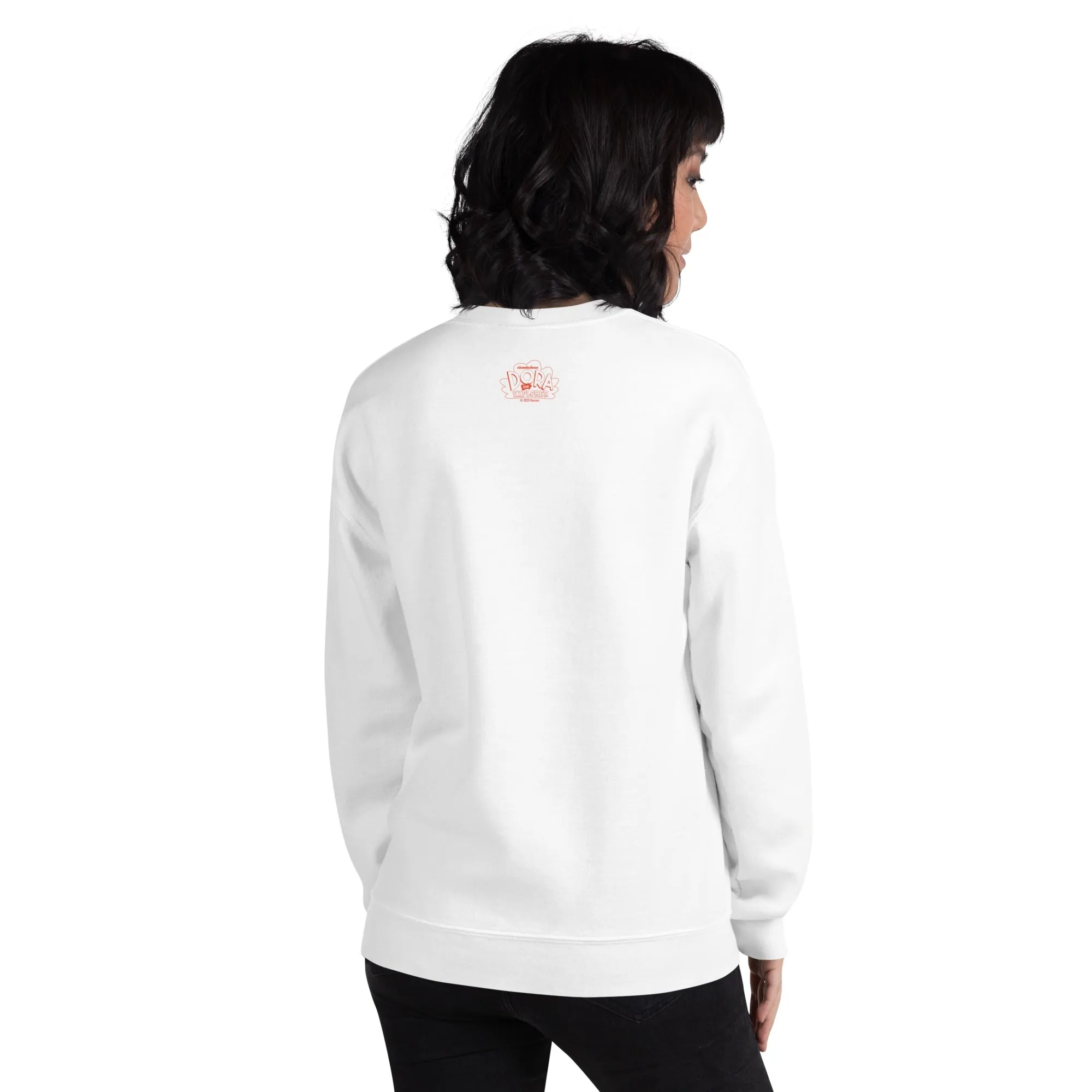 Dora the Explorer Swiper No Swiping Fleece Crewneck Sweatshirt