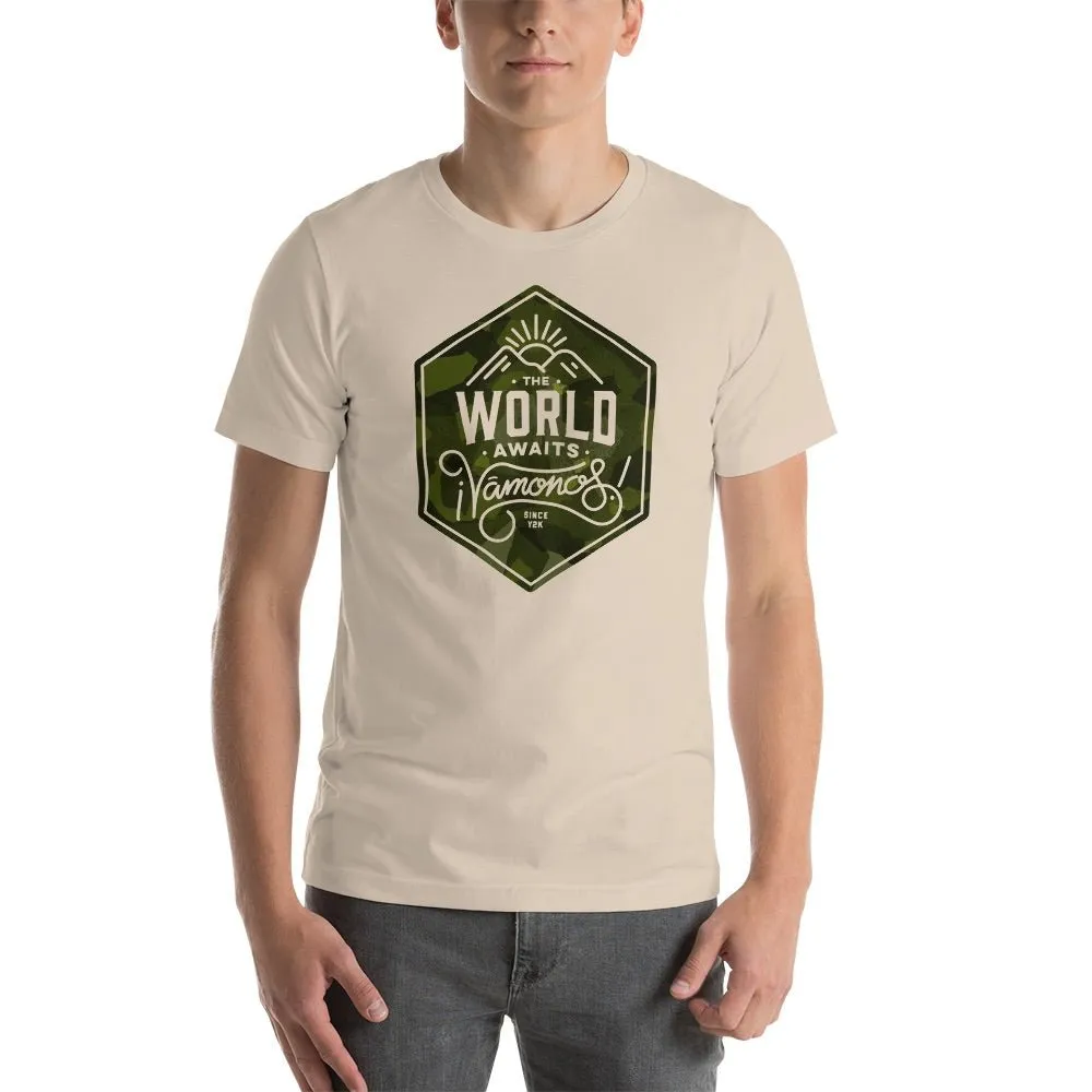 Dora the Explorer The World Awaits Adult Short Sleeve T-Shirt