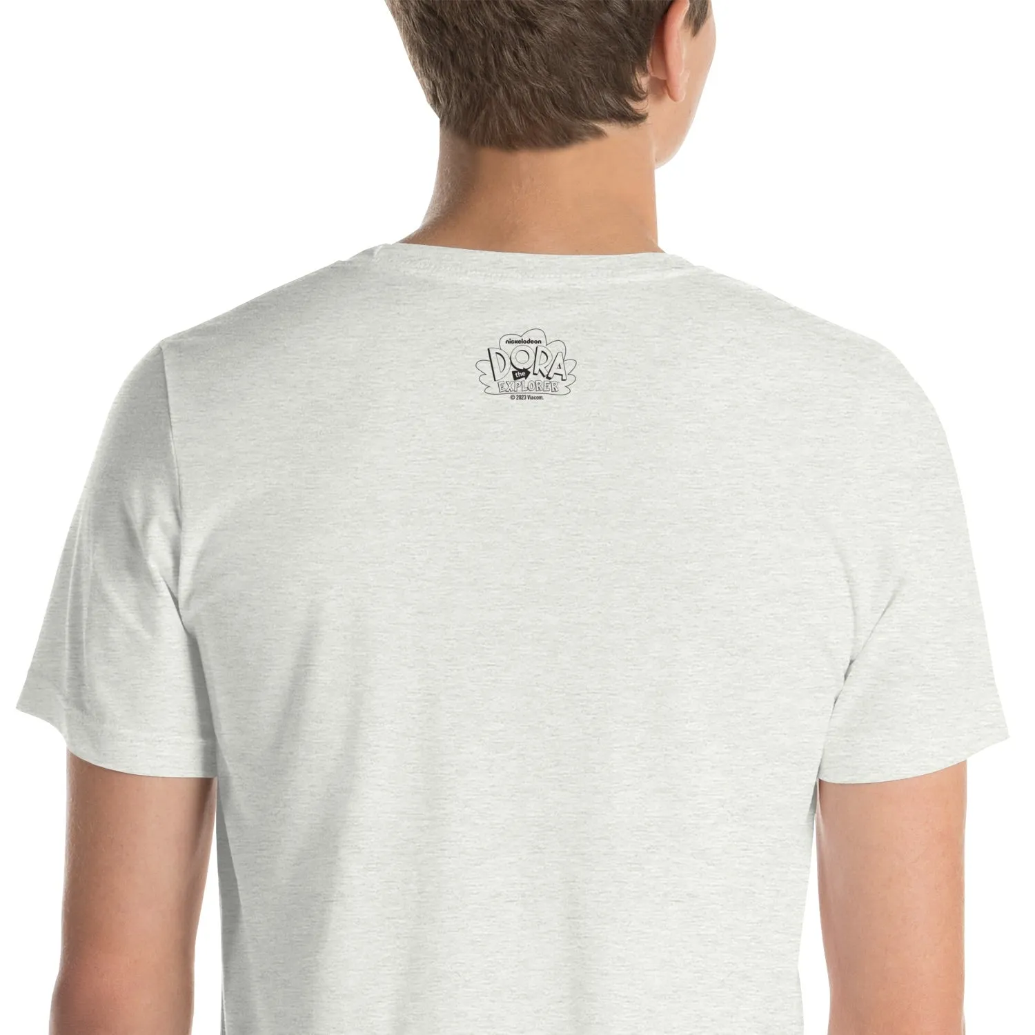 Dora the Explorer The World Awaits Adult Short Sleeve T-Shirt