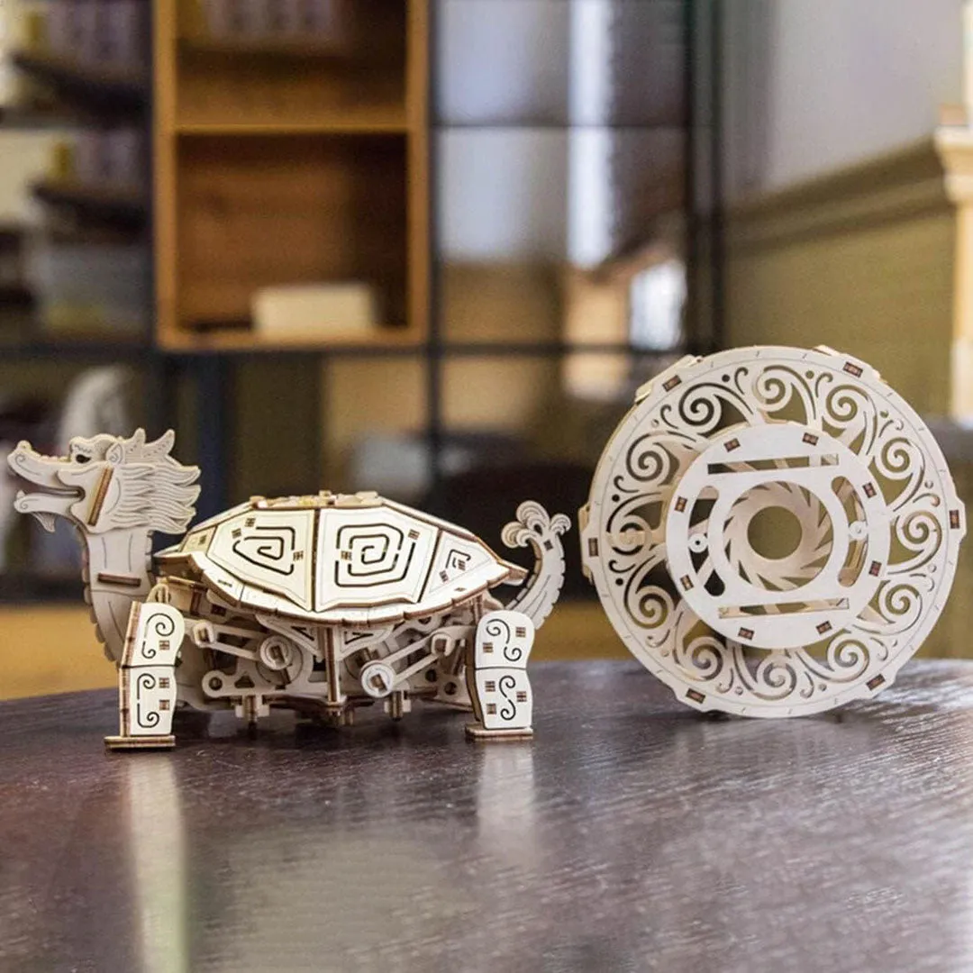 Dragon Turtle Mechanical 3D Wooden Puzzle Model Kit