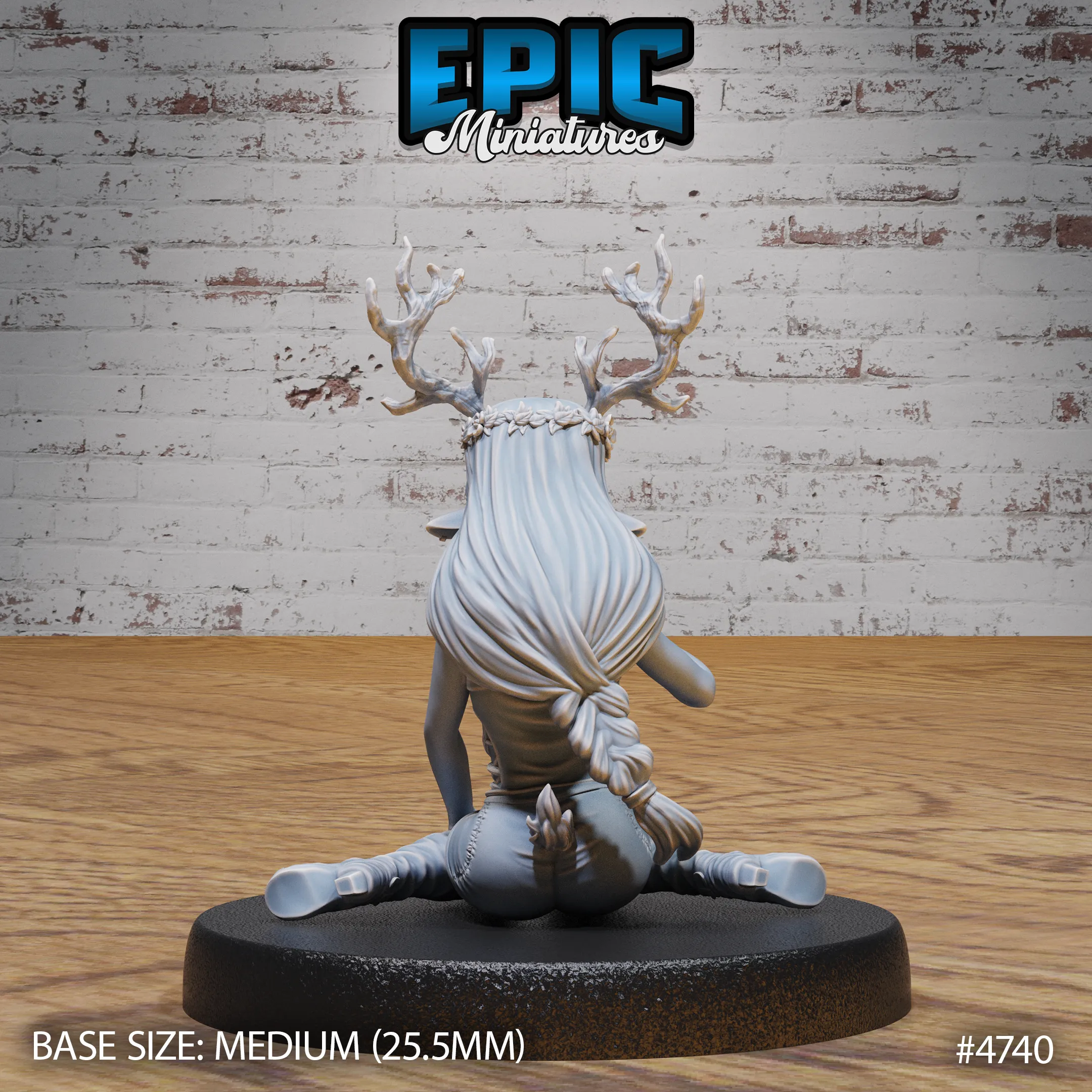 Druid Child Female #4739-4741 by Epic Miniatures | 3D Printable D&D Models