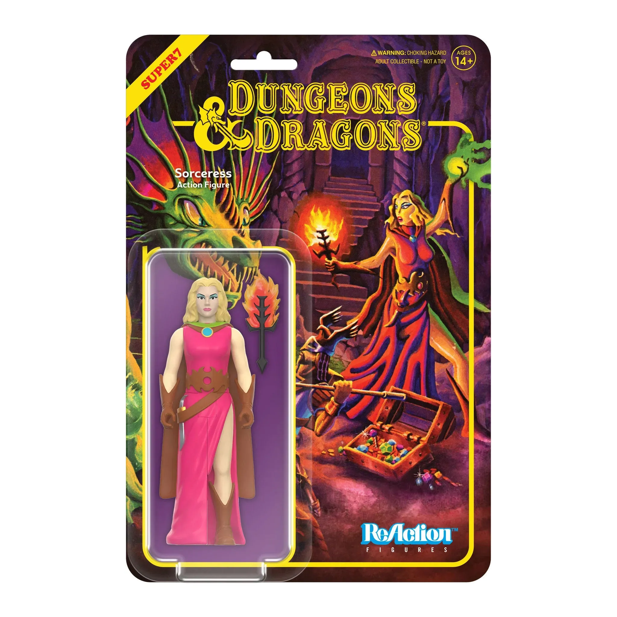 Dungeons & Dragons Sorceress (Basic Box Set) 3.75" ReAction Vinyl Figure, Wave 1