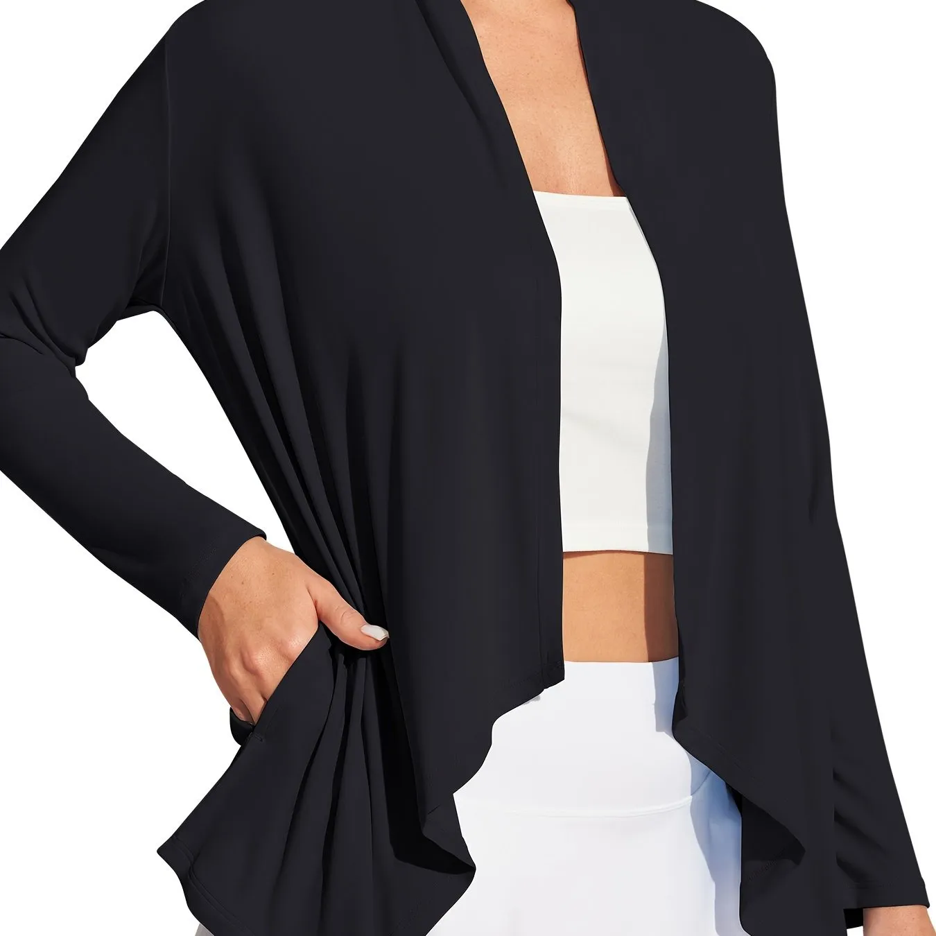 Ewedoos Women's UPF 50  Sun Shirts - Sun Protection Clothing Lightweight Cardigan