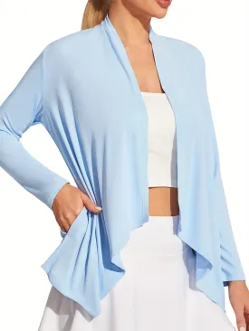 Ewedoos Women's UPF 50  Sun Shirts - Sun Protection Clothing Lightweight Cardigan