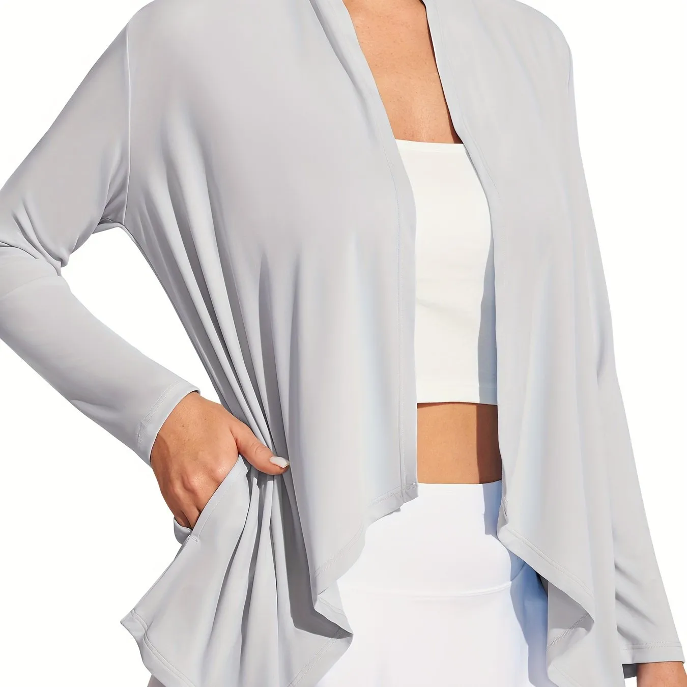 Ewedoos Women's UPF 50  Sun Shirts - Sun Protection Clothing Lightweight Cardigan
