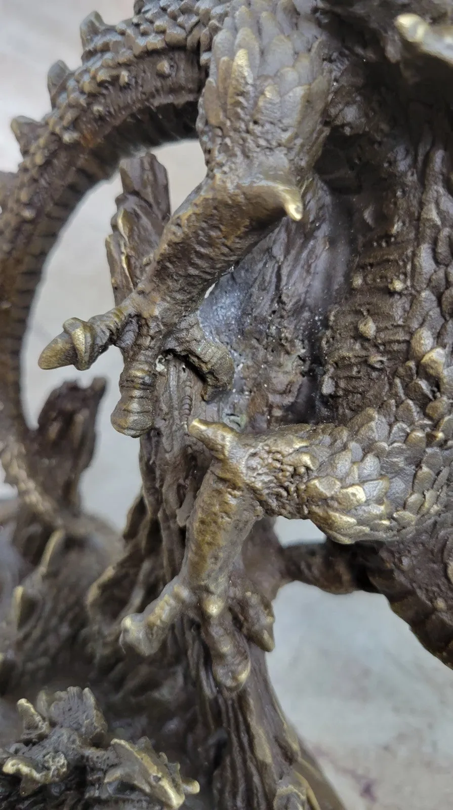 Handcrafted bronze sculpture SALE Art Asian Chinese Dragon Home Decoration Decor