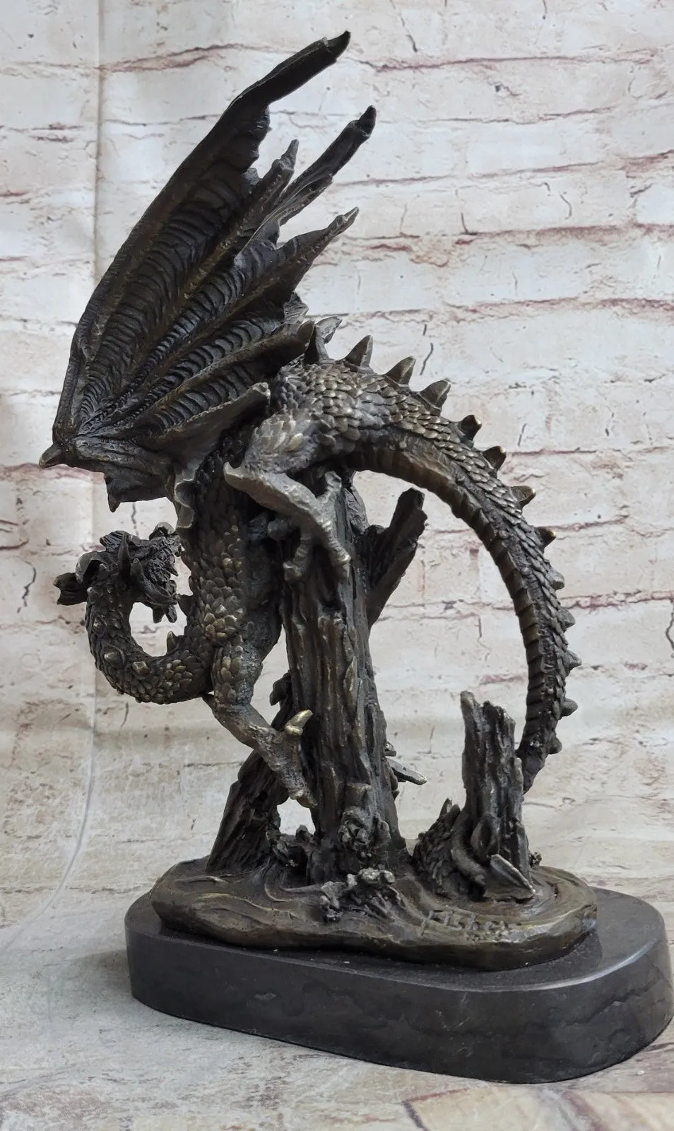 Handcrafted bronze sculpture SALE Art Asian Chinese Dragon Home Decoration Decor