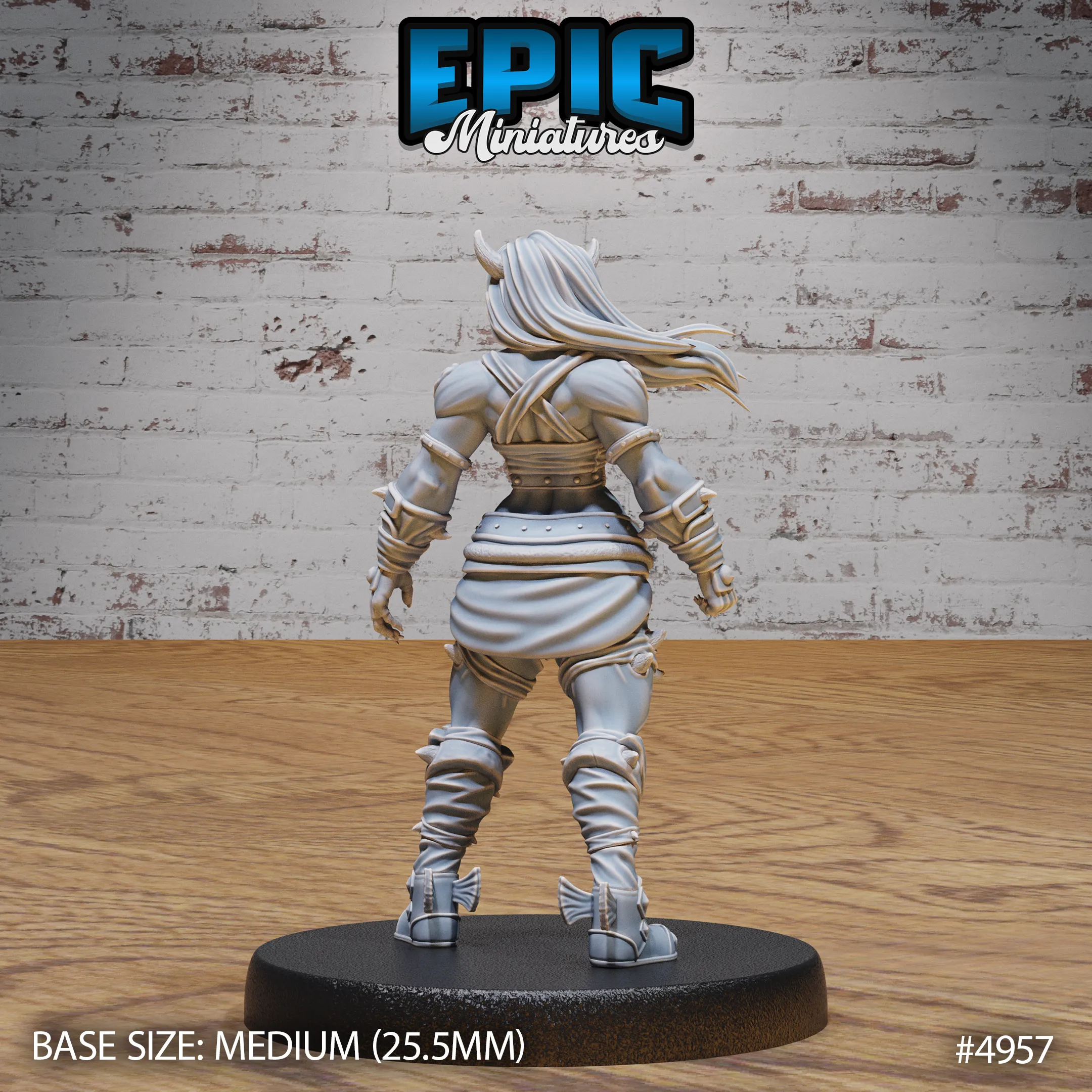 Orc Tiefling Female #4957-#4959 | Epic Miniatures | D&D Tabletop Minis