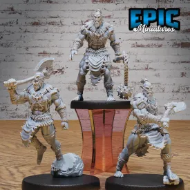 Orc Warrior Set (#4951-#4953) by Epic Miniatures | DnD Tabletop Models