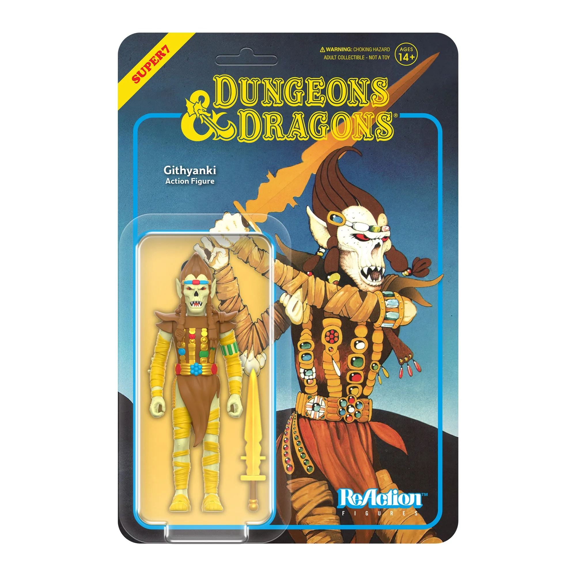 Super7 Dungeons & Dragons Githyanki with Greatsword ReAction Figure