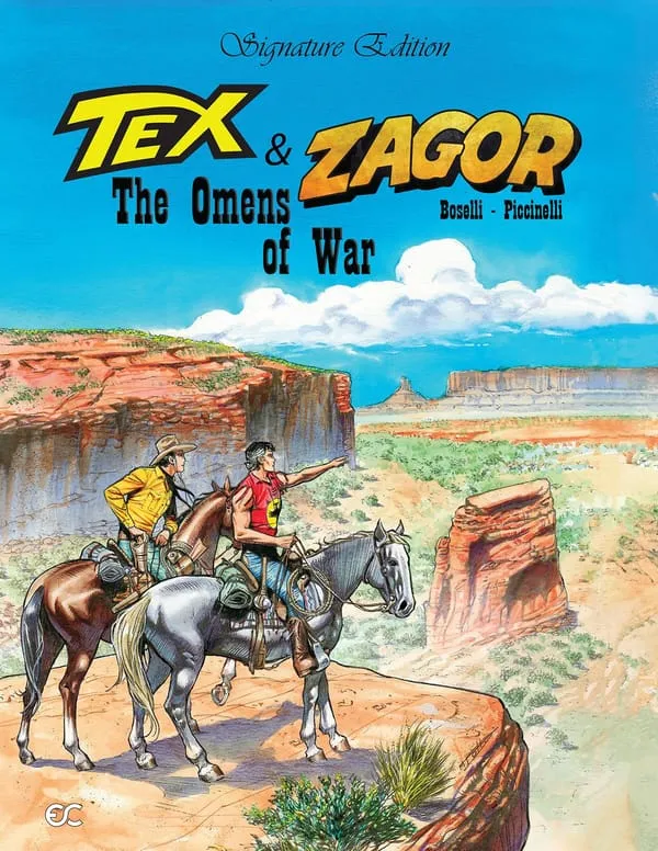 Tex & Zagor Omens Of War HC Signature Edition