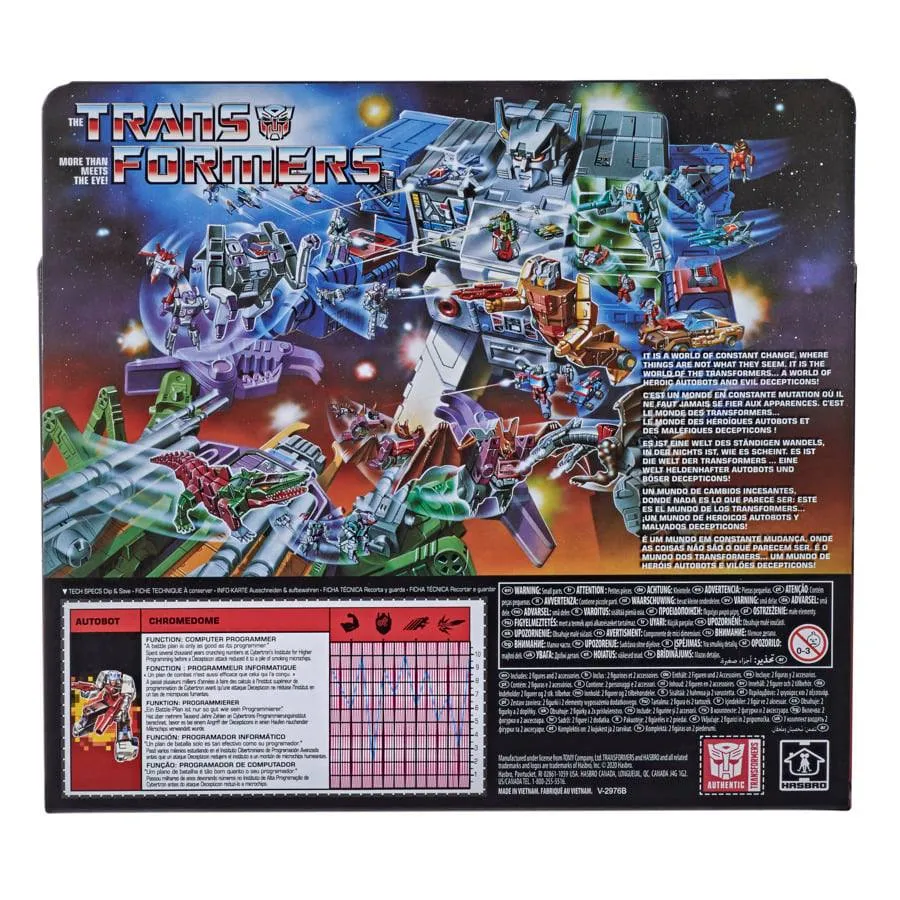 Transformers - Vintage Reissue - Deluxe-Class Headmaster Chromedome & Stylor (F1022) Action Figures LOW STOCK