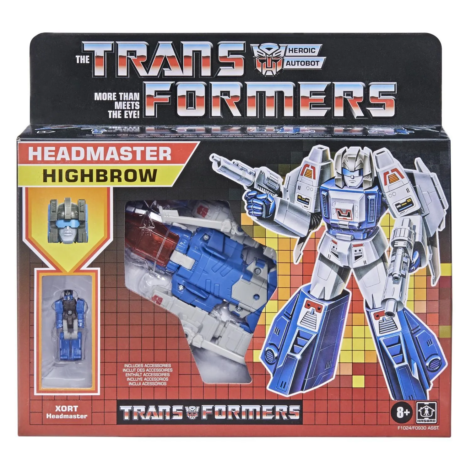 Transformers - Vintage Reissue - Deluxe-Class Headmaster Highbrow & Gort (F1024) Action Figures LOW STOCK