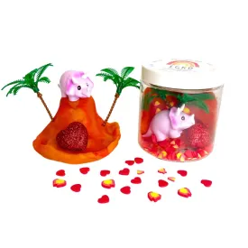 Valentine Dinosaur "I Lava You" Mini Dough-To-Go by Earth Grown KidDoughs