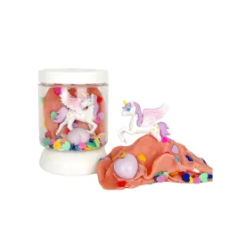Valentine "It's Corny" Unicorn Mini Dough To Go by Earth Grown Kid Doughs